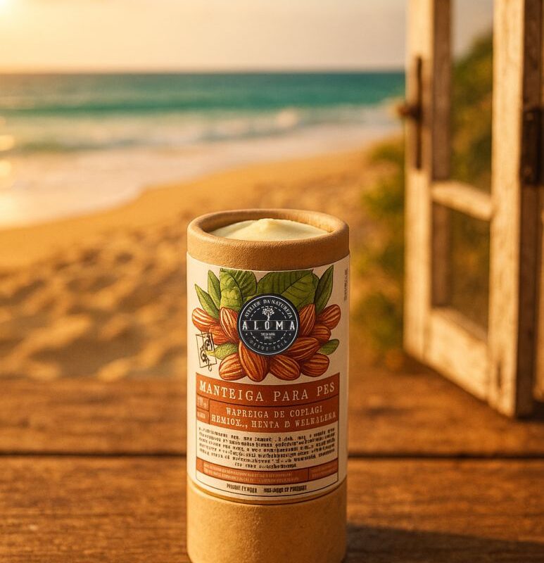 MANTEIGA PARA OS PÉS - Manteiga de Ucuuba | Mentol |Tea Tree - 50 gr.